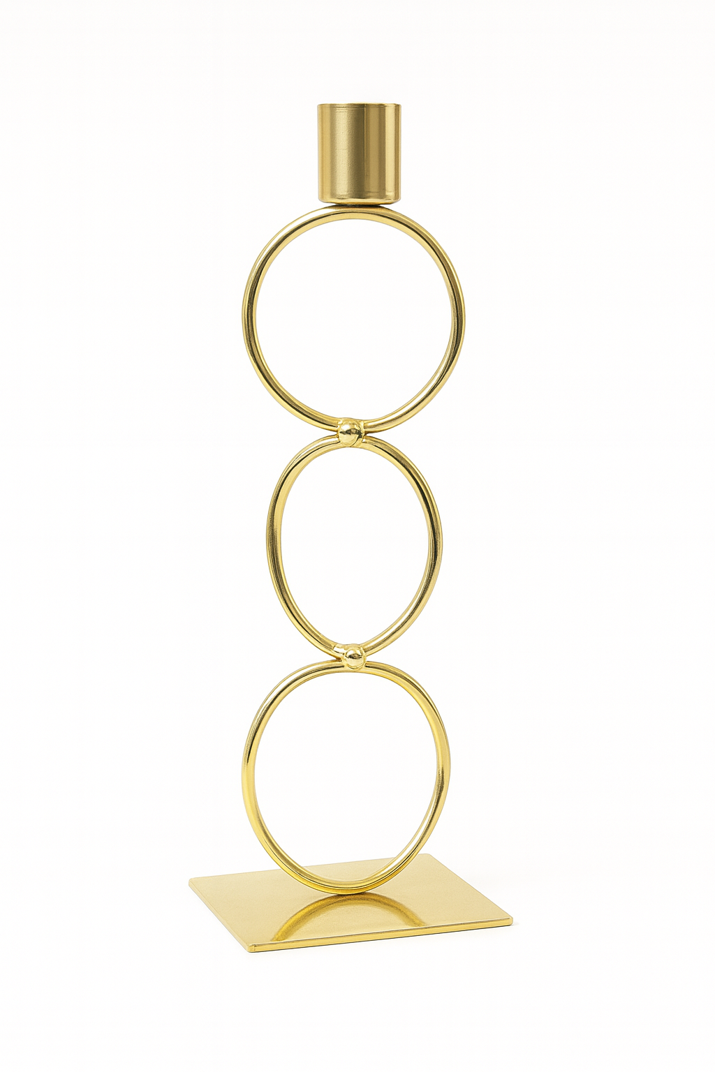 Triad Gold Orbit Candle Holder