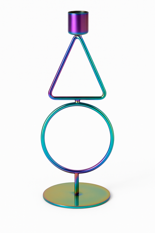 The Aurora Prism Candle Stand