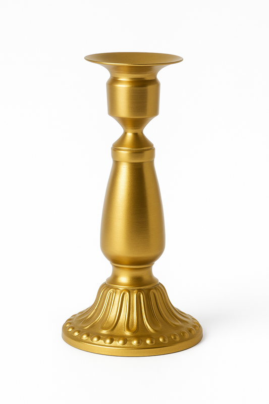 Gold Column Candle Holder